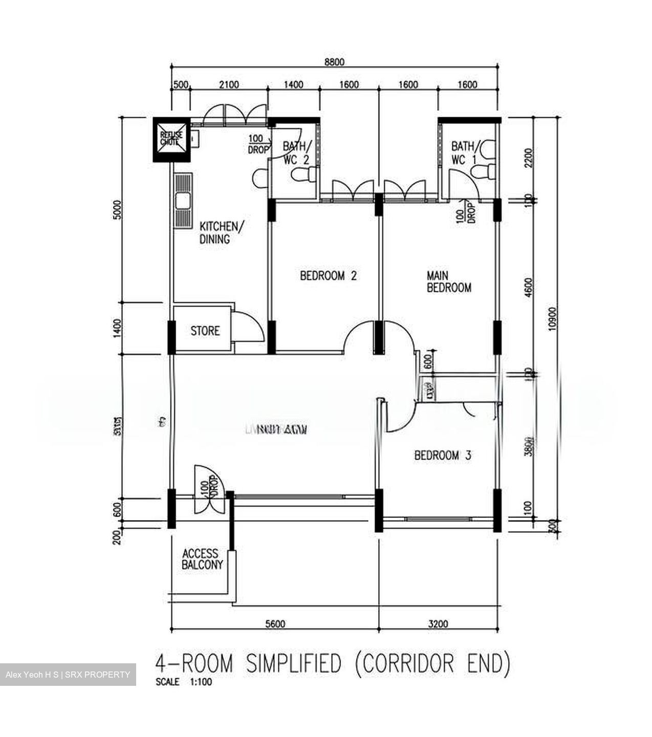 Blk 209 Serangoon Central (Serangoon), HDB 4 Rooms #565035481